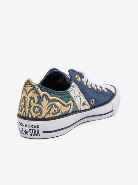 Converse Tmavě modré dámské vzorované tenisky Converse Chuck Taylor All Star Garden Noir