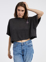 ONLY Černé dámské oversize tričko ONLY Lucy