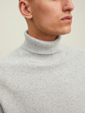 Jack & Jones Světle šedý pánský rolák Jack & Jones Hill