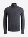 Jack & Jones Tmavě šedý pánský svetr Jack & Jones Emil