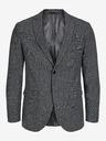 Jack & Jones Šedé pánské sako s příměsí vlny Jack & Jones Franco