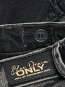 ONLY Šedo-černé holčičí straight fit džíny ONLY Calla