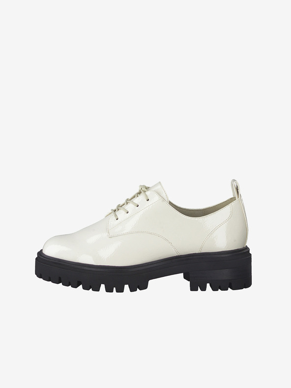 Tamaris Černo-bílé polobotky Tamaris