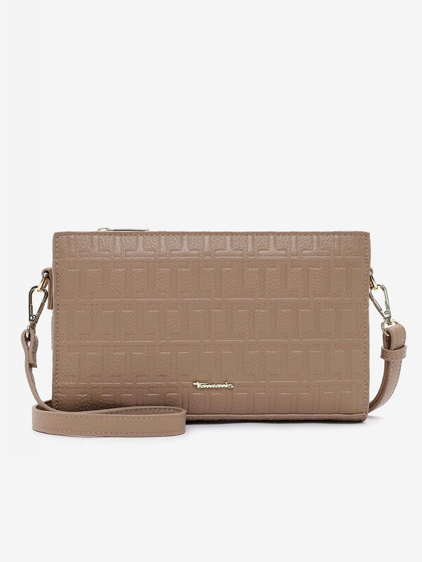 Tamaris Béžová dámská vzorovaná crossbody kabelka Tamaris Julia
