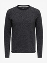 ONLY & SONS Tmavě modrý žebrovaný svetr ONLY & SONS Niguel