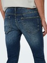 ONLY & SONS Tmavě modré pánské slim fit džíny ONLY & SONS Loom