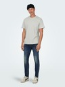 ONLY & SONS Tmavě modré pánské slim fit džíny ONLY & SONS Loom