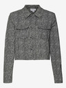 AWARE by VERO MODA Šedé dámské vzorované sako AWARE by VERO MODA Gracelynn