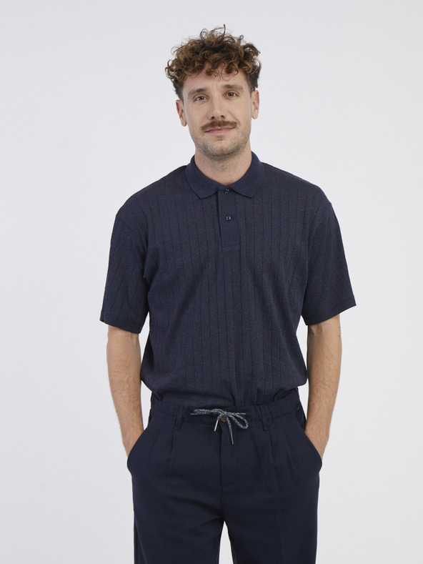 Jack & Jones Tmavě modré polo tričko Jack & Jones Connor