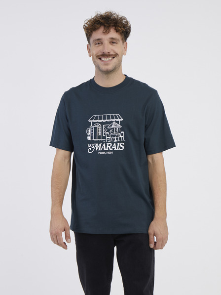 Jack & Jones Petrolejové pánské tričko Jack & Jones Red Hook