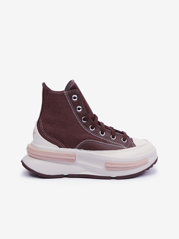 Converse Vínové dámské kotníkové tenisky na platformě Converse Run Star Legacy CX Future Archive