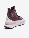 Converse Vínové dámské kotníkové tenisky na platformě Converse Run Star Legacy CX Future Archive