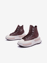 Converse Vínové dámské kotníkové tenisky na platformě Converse Run Star Legacy CX Future Archive