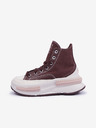 Converse Vínové dámské kotníkové tenisky na platformě Converse Run Star Legacy CX Future Archive
