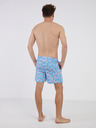 Jack & Jones Modré pánské vzorované plavky Jack & Jones Fiji