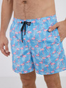 Jack & Jones Modré pánské vzorované plavky Jack & Jones Fiji