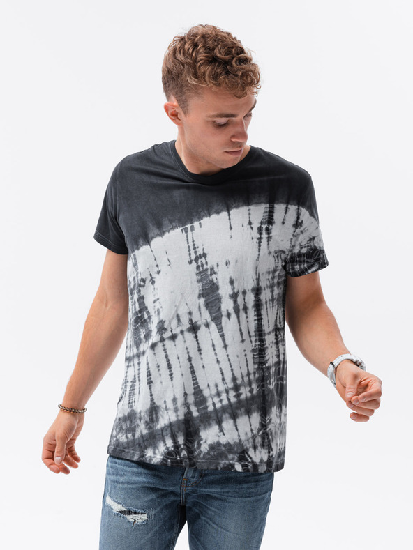 Ombre Clothing Šedé pánské tričko Ombre Clothing