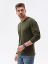 Ombre Clothing Pánské tričko s dlouhým rukávem bez potisku - mix 2 kusy v balení V5 Z41 basic