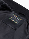 Ombre Clothing Černá pánská zimní prošívaná bunda Ombre Clothing