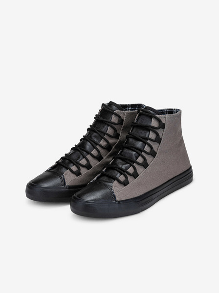 Ombre Clothing Černo-šedé pánské sneakers boty Ombre Clothing T378