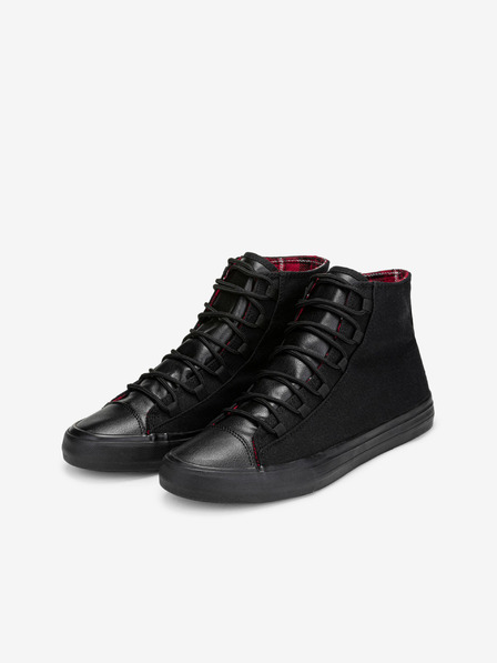 Ombre Clothing Černé pánské sneakers boty Ombre Clothing T378