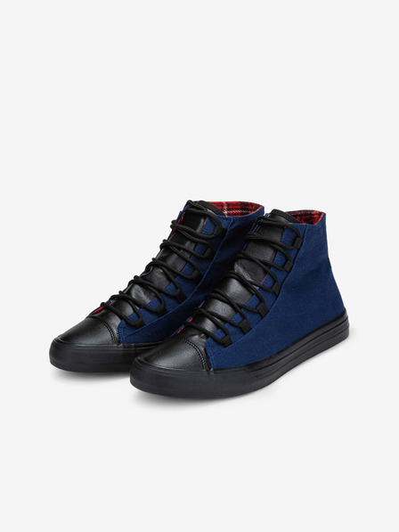 Ombre Clothing Černo-modré pánské sneakers boty Ombre Clothing T378
