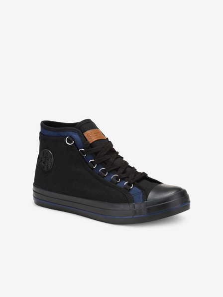 Ombre Clothing Černé pánské sneakers boty Ombre Clothing T375