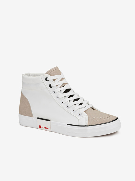 Ombre Clothing Béžovo-bílé pánské sneakers boty Ombre Clothing T376