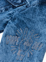 Ombre Clothing Modrá pánská džínová bunda Ombre Clothing C525