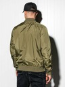 Ombre Clothing Khaki pánská lehká bunda C439