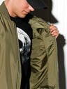Ombre Clothing Khaki pánská lehká bunda C439