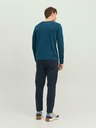 Jack & Jones Petrolejový pánský svetr Jack & Jones Eleo
