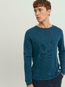 Jack & Jones Petrolejový pánský svetr Jack & Jones Eleo