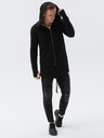 Ombre Clothing Černá pánská mikina Ombre Clothing B1369