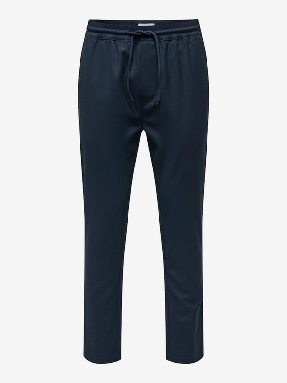 ONLY & SONS Tmavě modré pánské kalhoty ONLY & SONS Linus