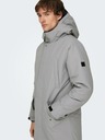 ONLY & SONS Šedá pánská zimní parka ONLY & SONS Carl