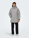 ONLY & SONS Šedá pánská zimní parka ONLY & SONS Carl