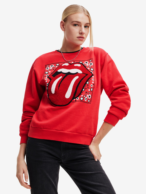 Desigual Červená dámská mikina Desigual Rolling Red