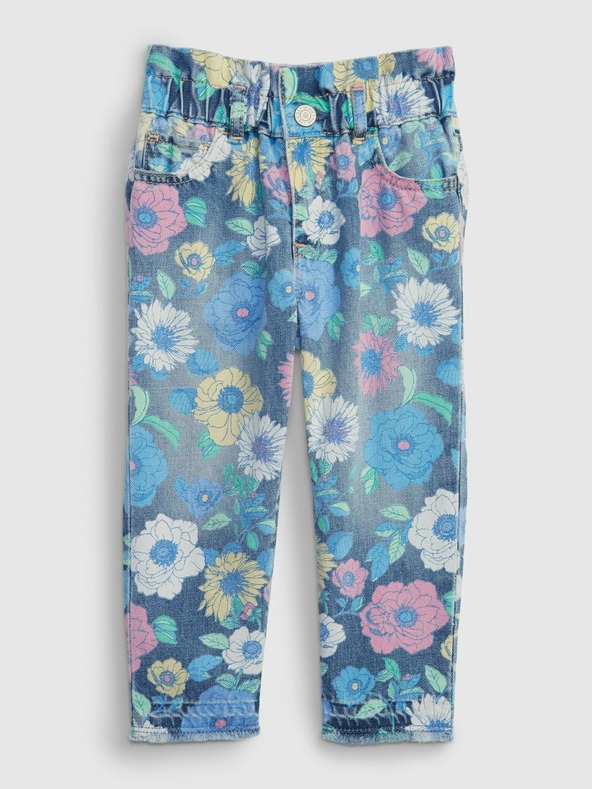 GAP Baby džíny mom floral GAP