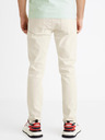 Celio Krémové pánské slim fit džíny Celio C25 Dolasi