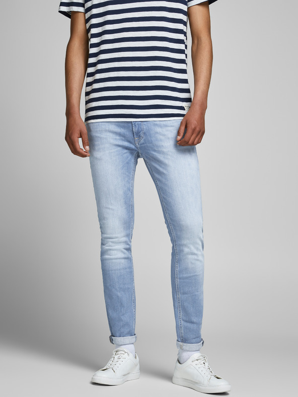Jack & Jones Světle modré skinny fit džíny Jack & Jones Liam
