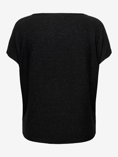 ONLY CARMAKOMA Černý dámský top ONLY CARMAKOMA Denia