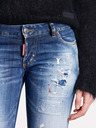 DSQUARED2 Modré dámské slim fit džíny DSQUARED2