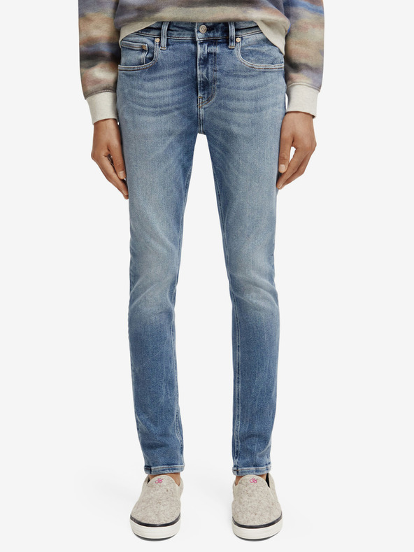 Scotch & Soda Modré dámské slim fit džíny Scotch & Soda