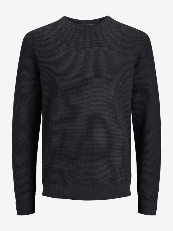 Jack & Jones Černý pánský svetr Jack & Jones Arthur