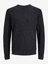 Jack & Jones Černý pánský svetr Jack & Jones Arthur