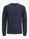 Jack & Jones Tmavě modrý pánský svetr Jack & Jones Davis