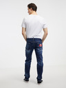 DSQUARED2 Modré pánské straight fit džíny DSQUARED2