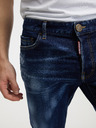 DSQUARED2 Modré pánské straight fit džíny DSQUARED2
