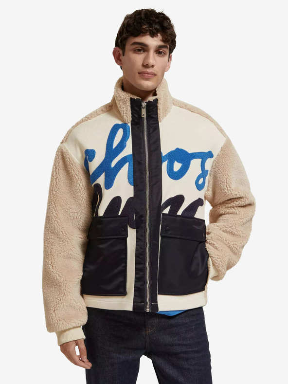 Scotch & Soda Béžová pánská lehká bunda Scotch & Soda